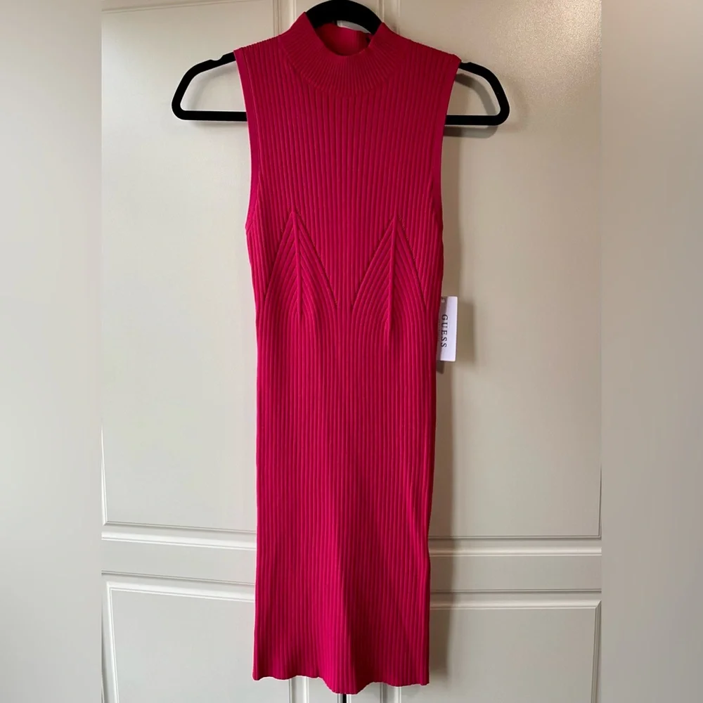 GUESS Ribbed Mini Dress - Picture 5 of 11